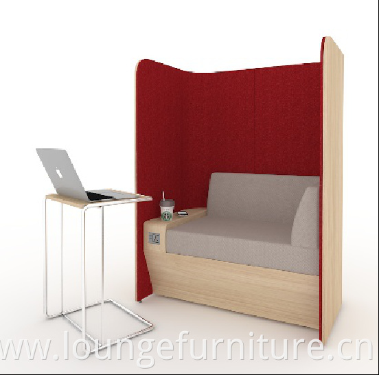 Private Space Seating Conference Office Meeting Pod With Sofa